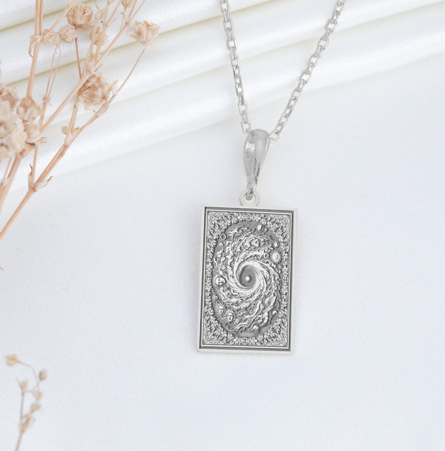 Chaos Pendant: Greek Primordial Myth Necklace, Creation Charm, Origin Talisman