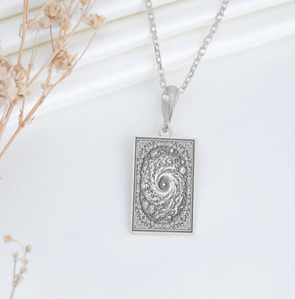 Chaos Pendant: Greek Primordial Myth Necklace, Creation Charm, Origin Talisman