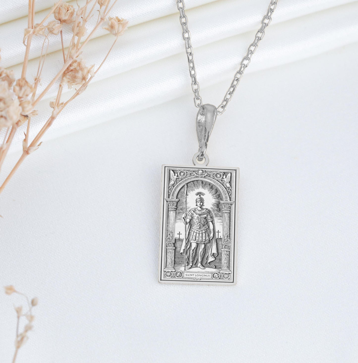 Saint Longinus Pendant: Roman Centurion Necklace