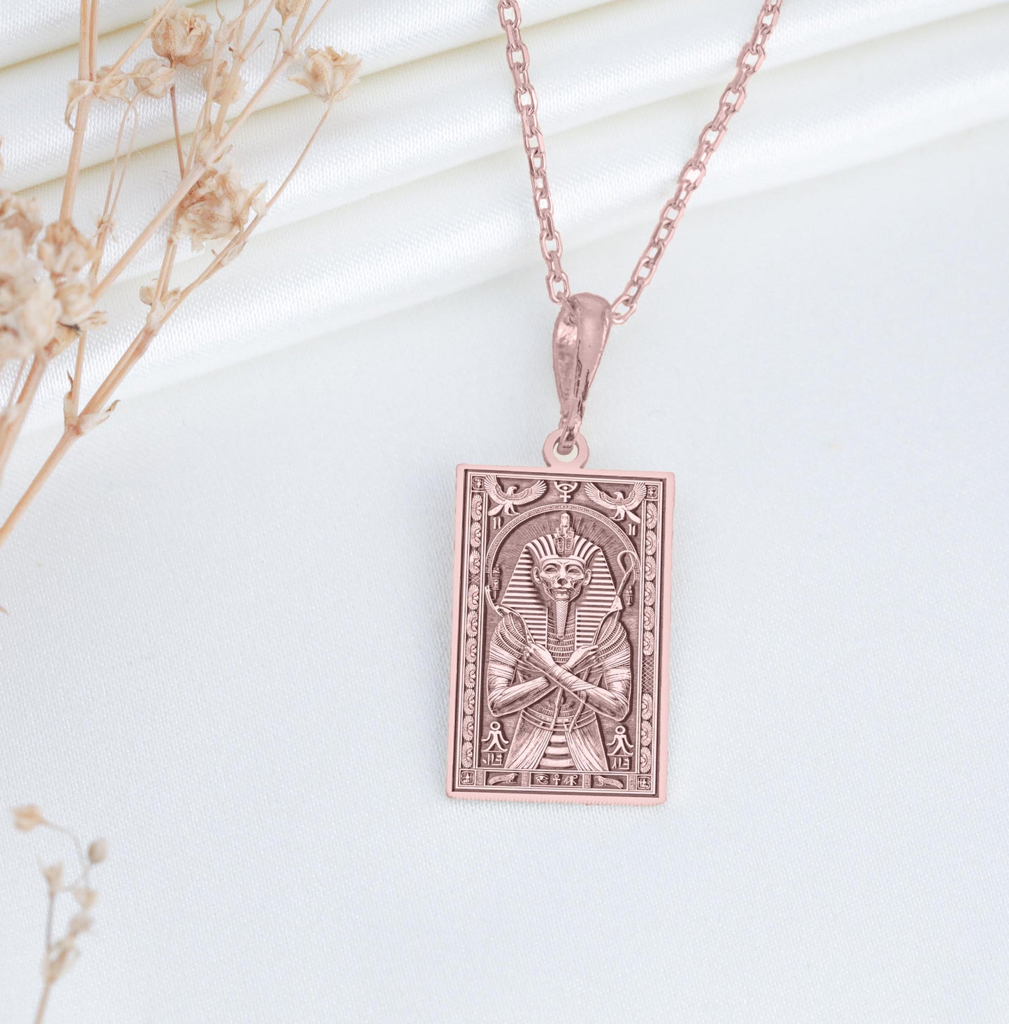 Osiris Pendant: Egyptian God Necklace, Afterlife Amulet, Rebirth Charm
