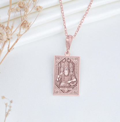 Marduk Pendant: Mesopotamian Warrior Necklace