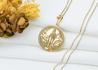 Nemesis Pendant: Greek Justice Goddess Necklace, Fate Amulet, Balance Charm
