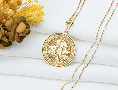 Philotes Pendant: Greek Spirit Necklace, Friendship Amulet, Harmony Talisman, Friendship Charm