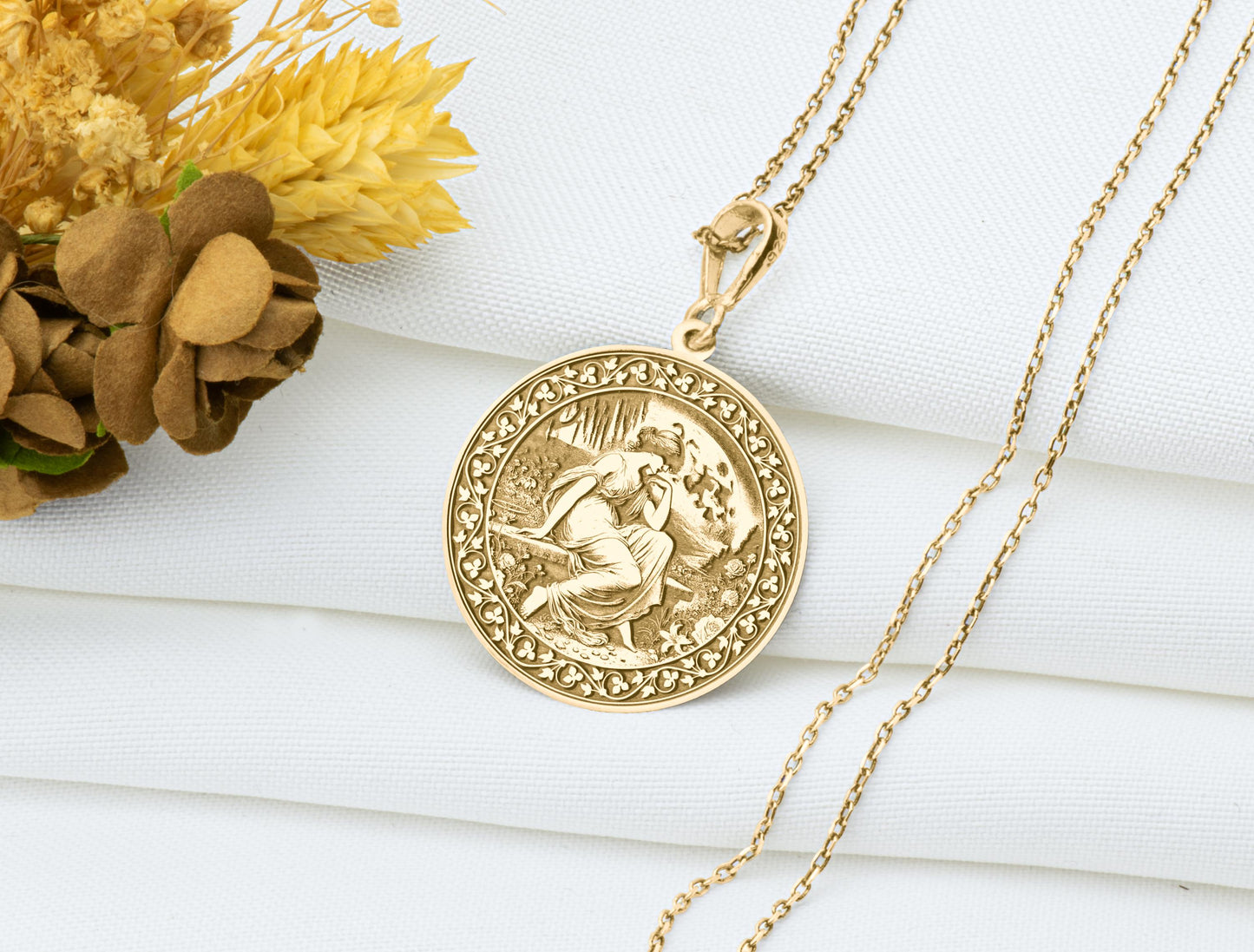 Oizys Pendant: Greek Goddess of Sorrow Necklace, Pain Talisman, Strength Amulet, Shadow Charm
