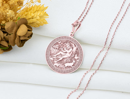 Faunus Pendant: Roman Forest God Necklace, Sacred Nature Charm, Wild Spirit Talisman