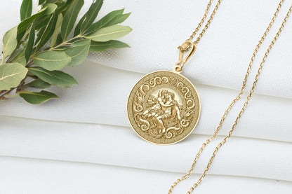 Harmodius & Aristogeiton Pendant: Ancient Greek Lovers Necklace, LGBTQ+ Hero Charm