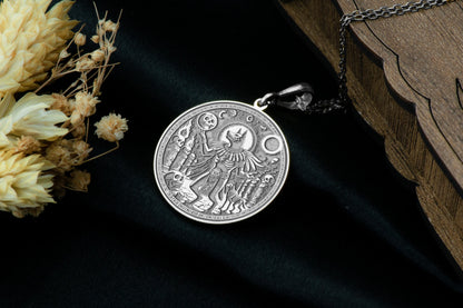 Xolotl Pendant: Aztec Underworld Guide Necklace, Sacred Dog-Head Charm, Ancient Soul Escort Talisman