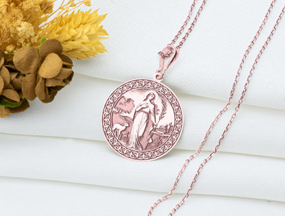 Saint Apollonia Pendant Necklace