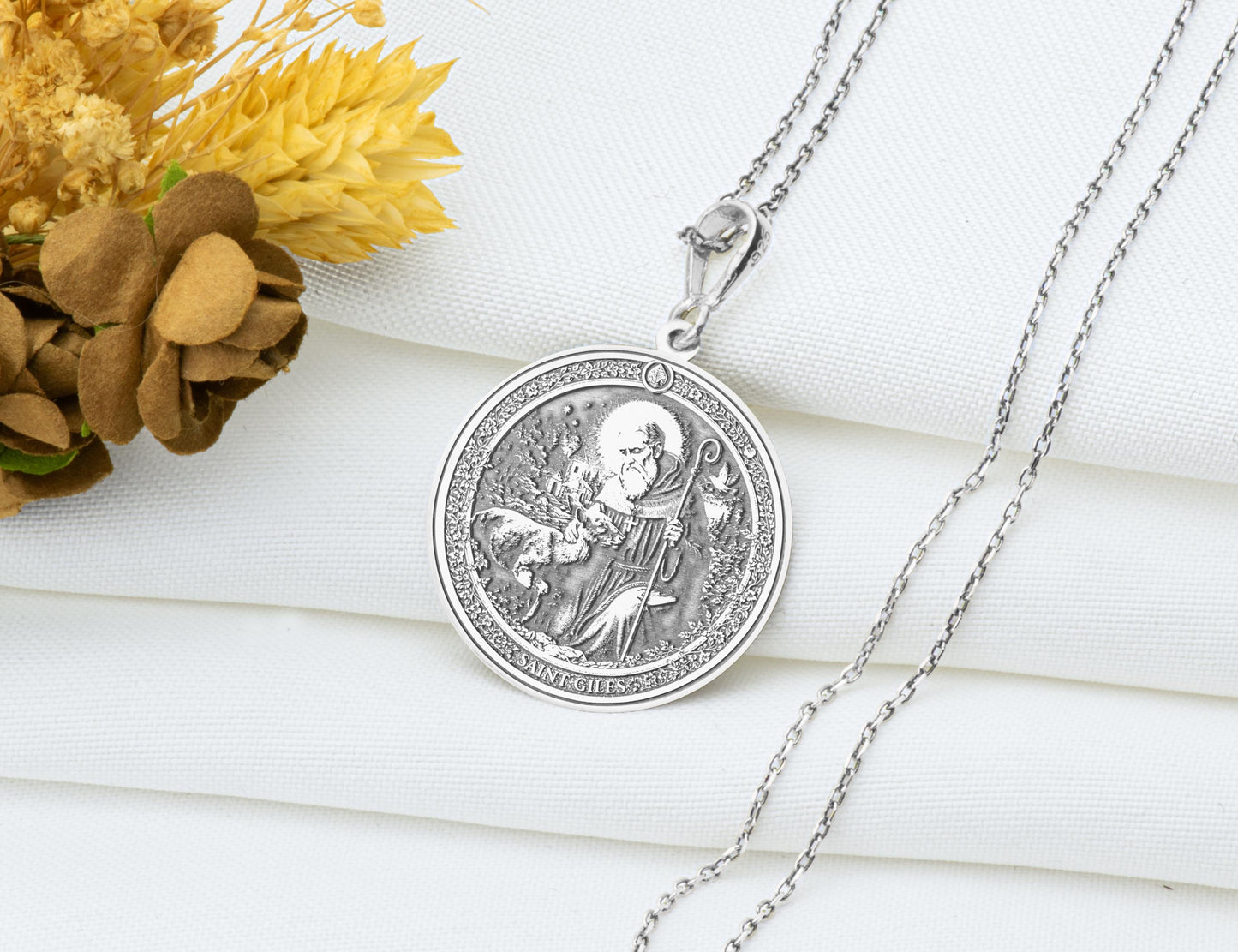 Saint Giles Pendant Necklace