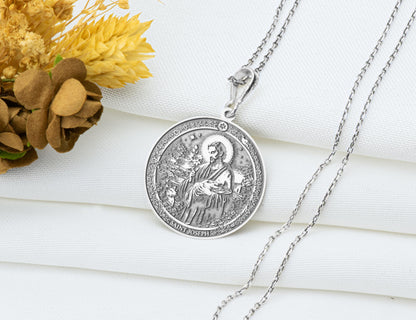Saint Joseph Pendant Necklace