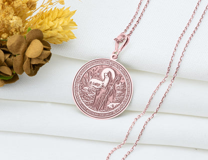 Saint Anthony Pendant Necklace
