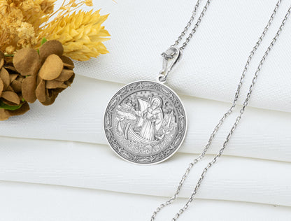 Saint Brendan the Navigator Pendant Necklace