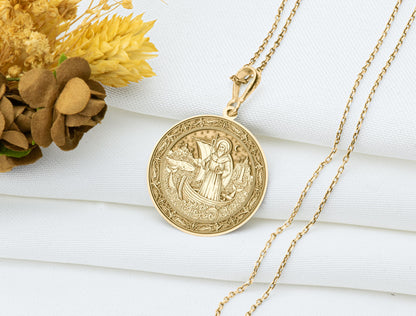 Saint Brendan the Navigator Pendant Necklace