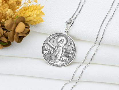 Saint Thecla Pendant Necklace