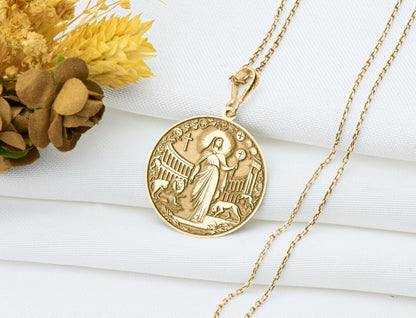 Saint Thecla Pendant Necklace