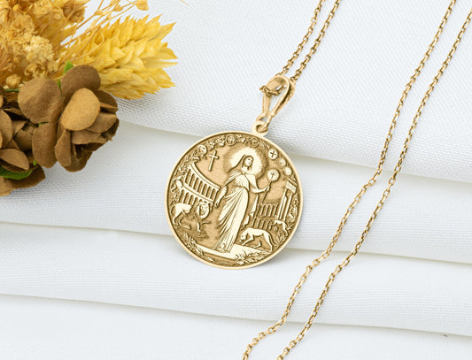 Saint Thecla Pendant Necklace