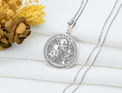 Saint Francis of Assisi Pendant Necklace