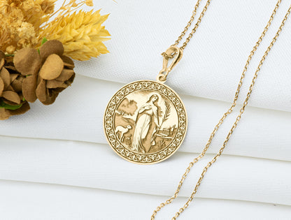 Saint Apollonia Pendant Necklace