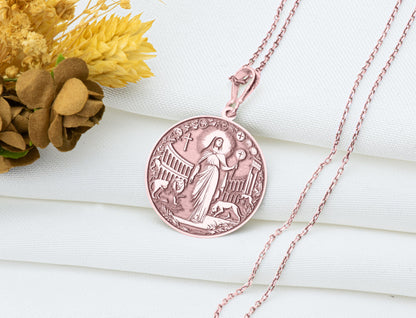 Saint Thecla Pendant Necklace