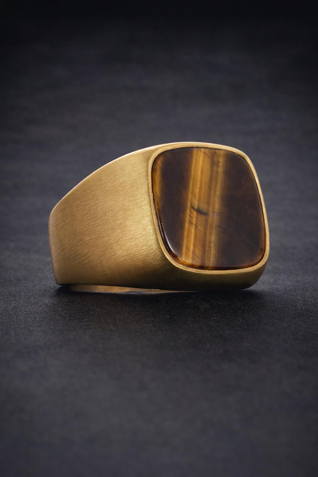 Aqeeq Stone Silver Ring