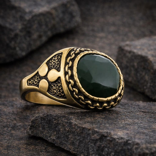 Gemstone Silver Ring: Natural Stone Energy