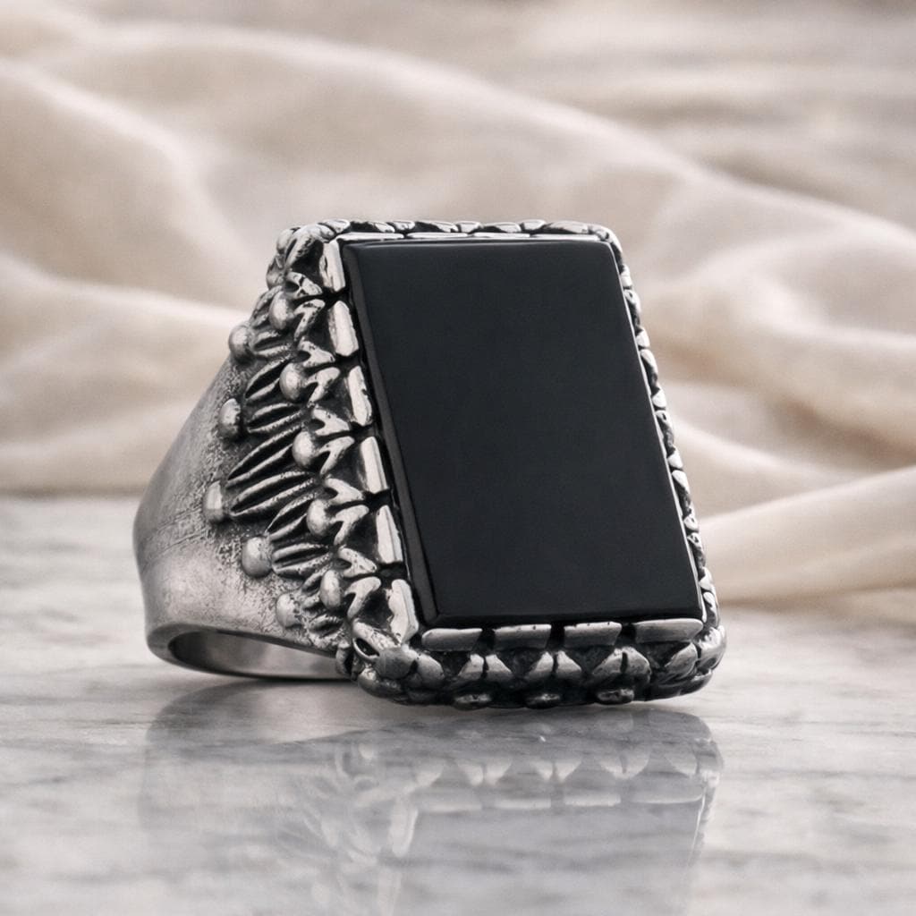 Tiger Eye Stone Silver Ring