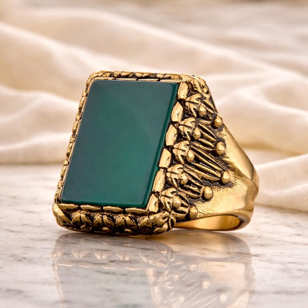 Tiger Eye Stone Silver Ring