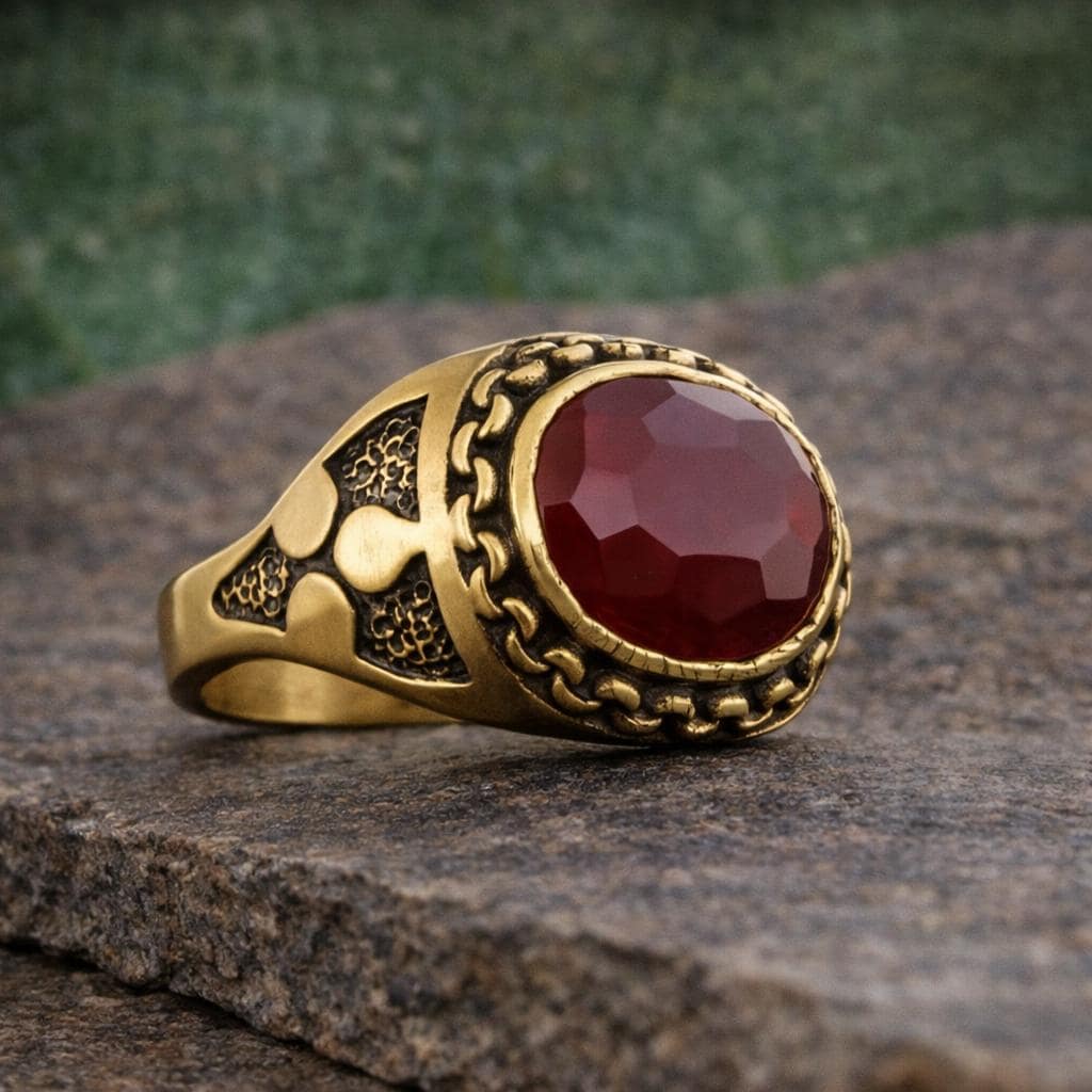 Gemstone Silver Ring: Natural Stone Energy